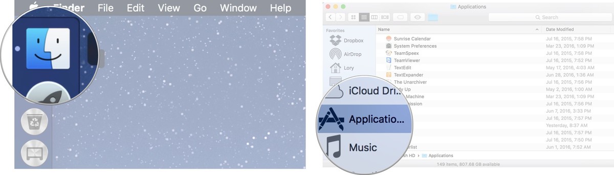 Cant open app from dock macbook
